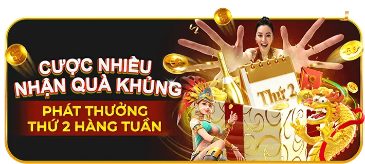 Banner khuyến mãi nạp lại hàng ngày với biểu tượng vòng quay miễn phí